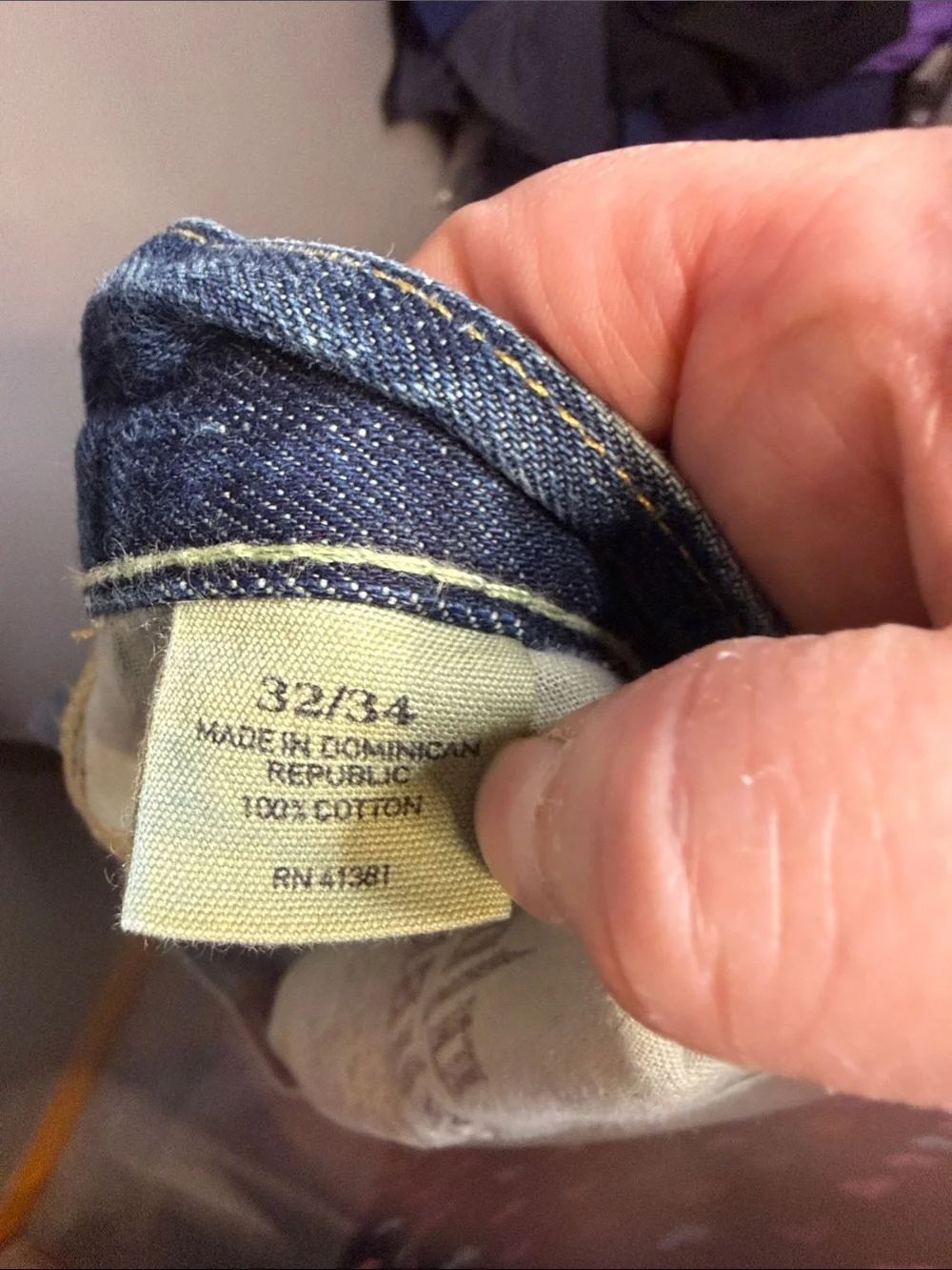 Polo by Ralph Lauren Men's Faded Blue Slim Straight Jeans Size 32x34”